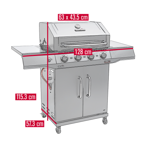 Газовый гриль Char-Broil Перфоманс КОР 4б (Performance CORE 4B)