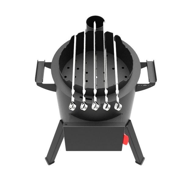 Мангал Grillver «Краун-400» для печи «Берель 400 К»