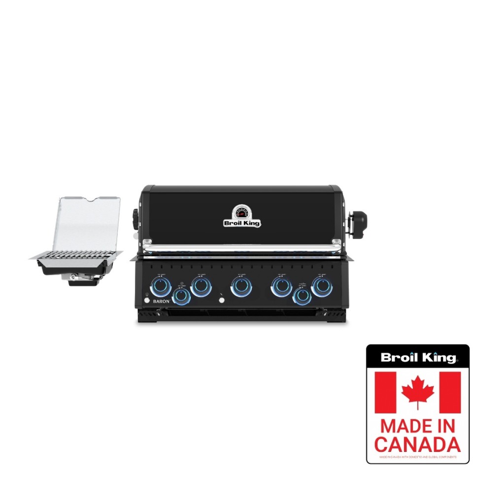 Гриль газовый Broil King BARON 590 BI встраиваемый SHADOW