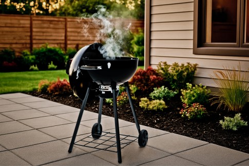 Гриль угольный Броил Кинг Краун Кетл (Broil King CROWN KETTLE 22.5" / 57 BLACK LEG) в Новосибирске